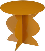 Table d'appoint Rafi de Mica Decorations - H40 x Ø45 cm - Fer - Marron