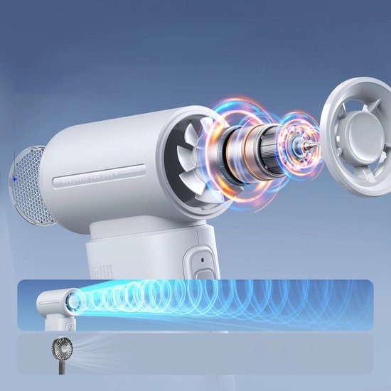 Jisulife Mini Blower : ventilateur portable USB 5000 mAh pour le bureau
