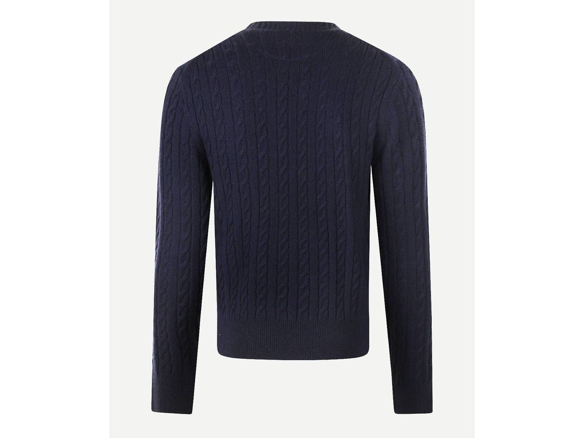 McGregor Cable Crew Neck Sweater Navy - Taille S - Bleu foncé