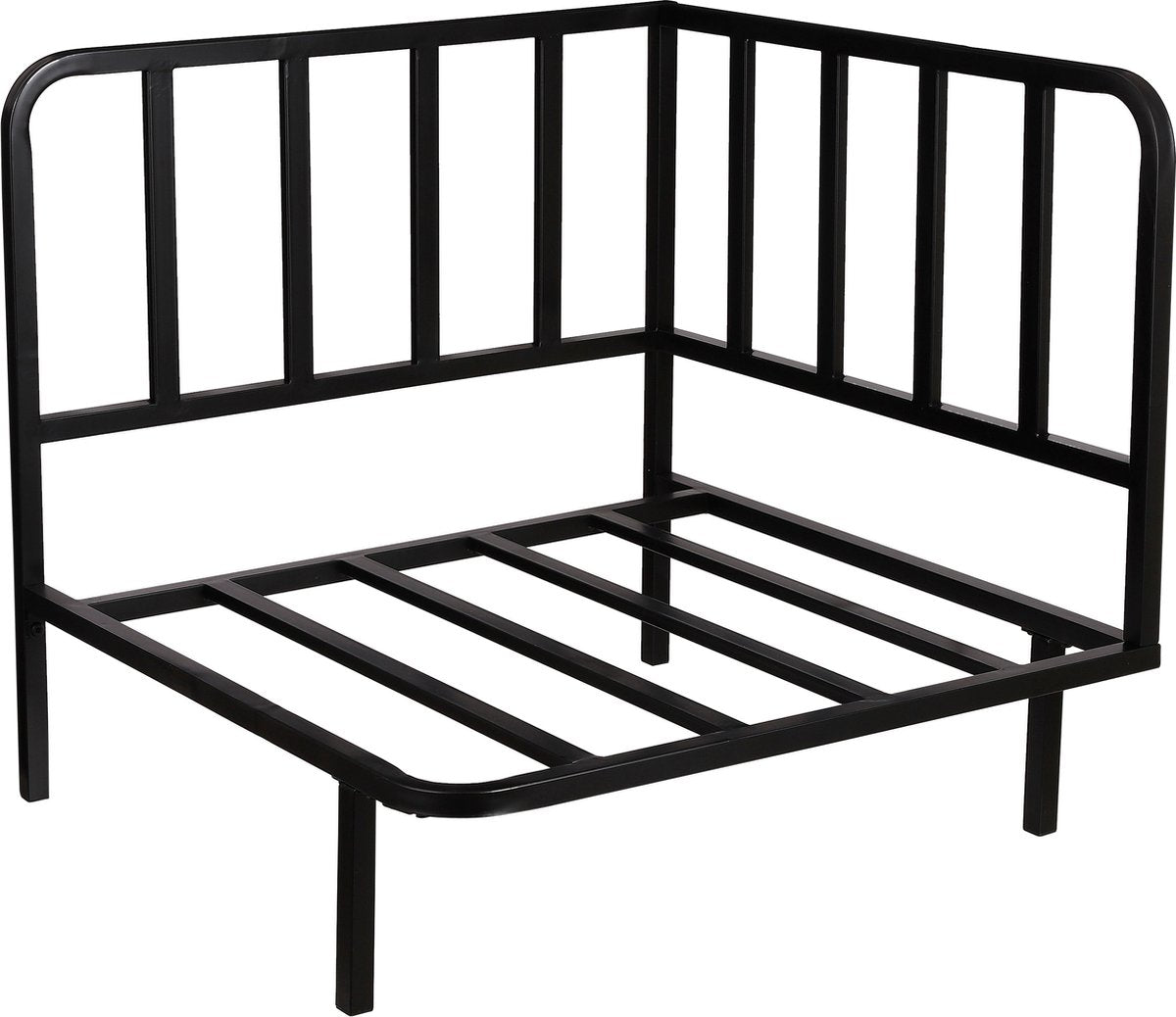 Mica Decorations Celo Lounge Sofa Élément d'angle - 83x83x78 cm - Métal noir