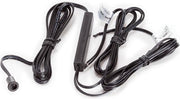 Interrupteur à capteur de porte EtiamPro, encastrable, idéal pour commander des bandes LED 12 V/24 V, capteur IR, usage intérieur, design compact, pour armoires et dressings, portée de détection 0-4 cm, longueur de câble 100 cm, ABS, noir