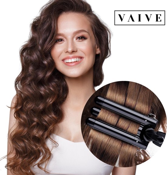 Boucleur professionnel - VAIVE - Boucles naturelles - Ondulations - Fer à boucler à vagues