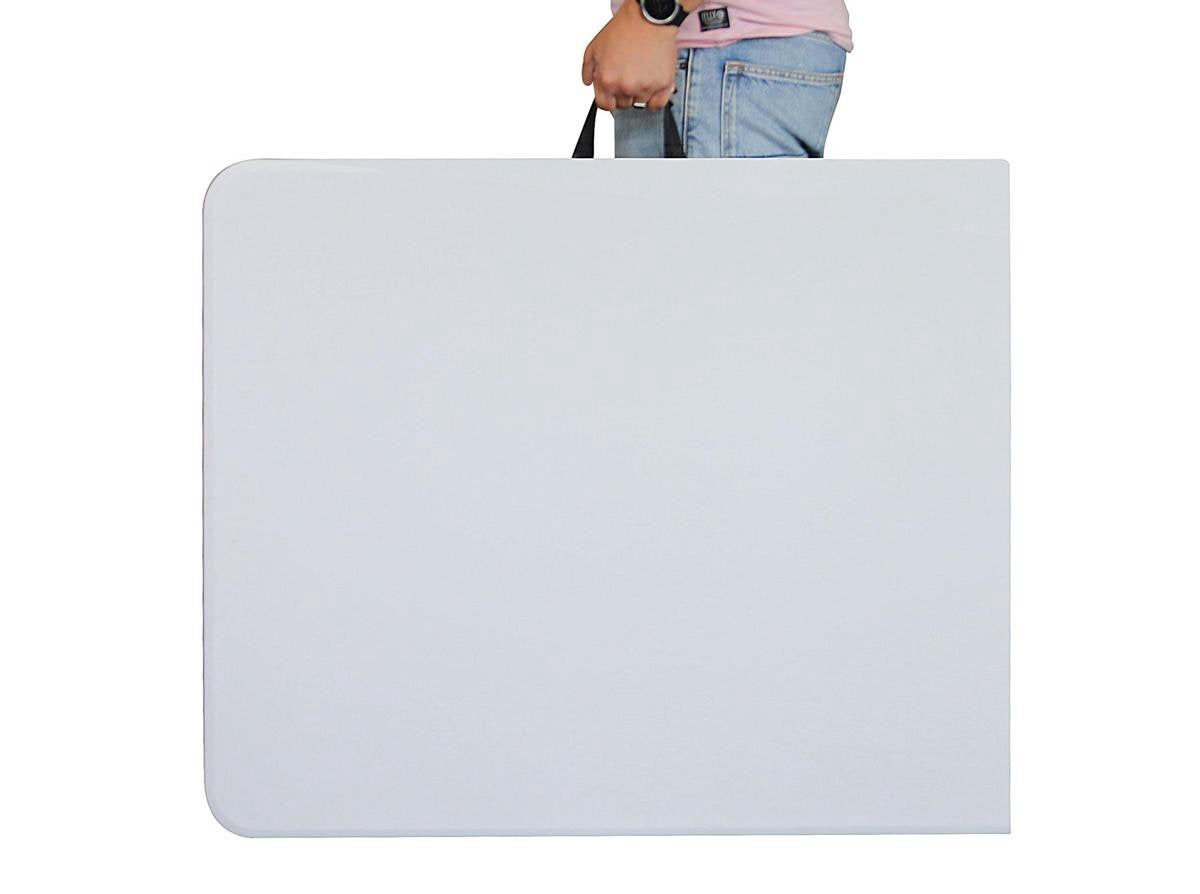 ERRO Campingtafel - Vouwtafel - inklapbare tafel - plooitafel - 180x74x72 cm - Wit - Voor 8 personen