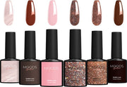 Moods Gellac 6-Piece Set - Gel Nail Polish Starter Pack - Gel Nail Polish - 8ML - Subtle Luxe - Gellac - Nails - Chic Colours - HEMA & TPO-free