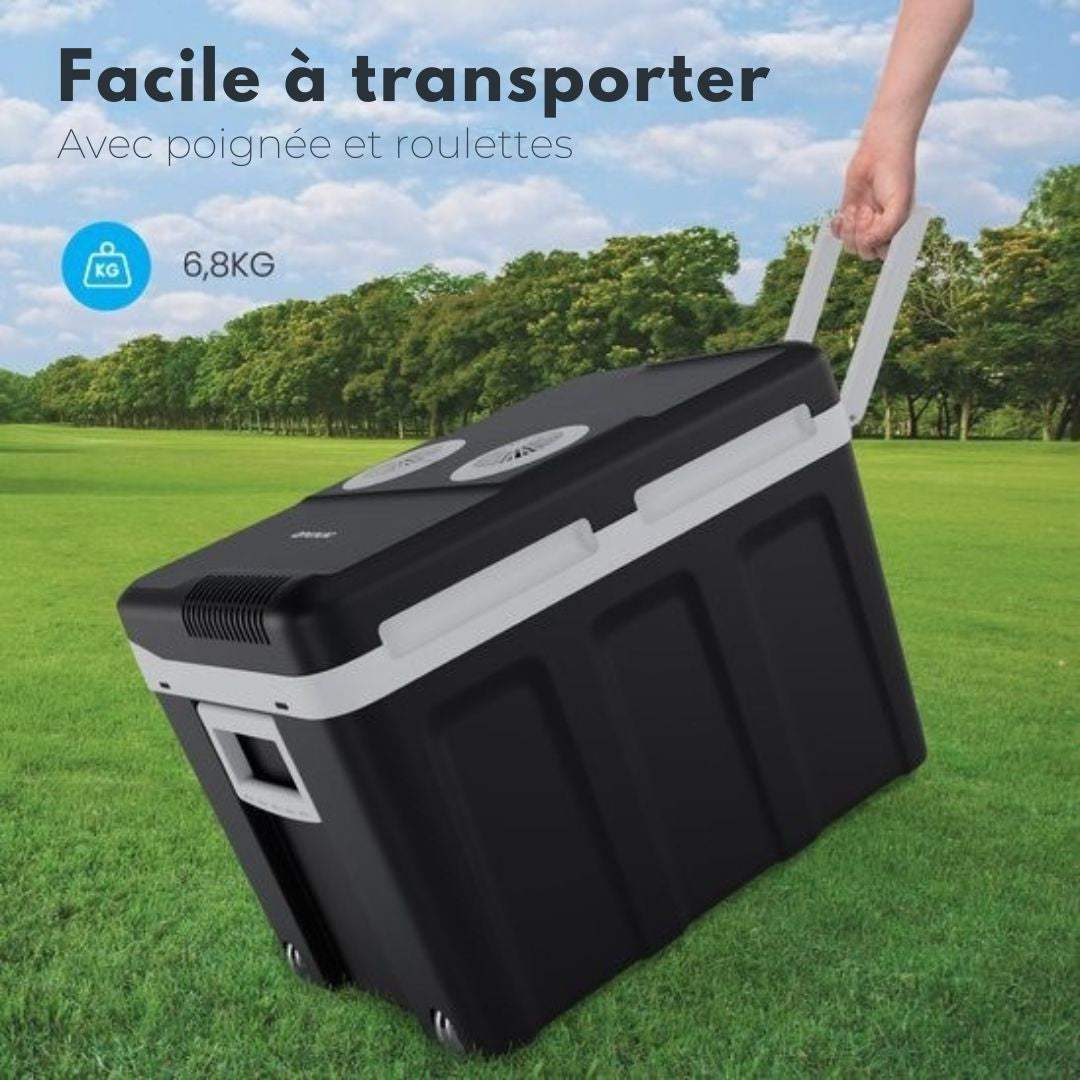 Glacière éléctronique - Auronic - 40L - 12V et 240V - Noir
