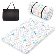 Matelas futon Coast - housse lavable - sac de transport inclus - coloré 140 x 200 cm