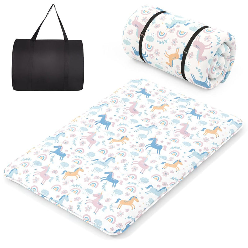 Matelas futon Coast - housse lavable - sac de transport inclus - coloré 140 x 200 cm