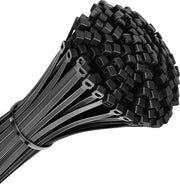 Attaches de câbles Techvavo® - 100 pièces Tyraps - Organiseurs de câbles pour la maison et le bureau - 2,5 x 150 mm - Nylon résistant - Adaptées à un usage intensif