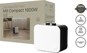 Mill - CUS1800MECW - radiateur soufflant design - 2 réglages - jusqu'à 30 m² - blanc - garantie de 5 ans