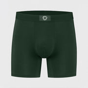 Fibershirts Anti-Sweat Boxer Shorts - Sweat Pad intégré - MicroModal respirant - Anti-Transpiration - Hommes - Taille L - Vert