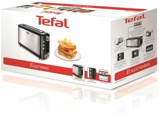 Tefal TL365ETR - Grille-pain - Inox