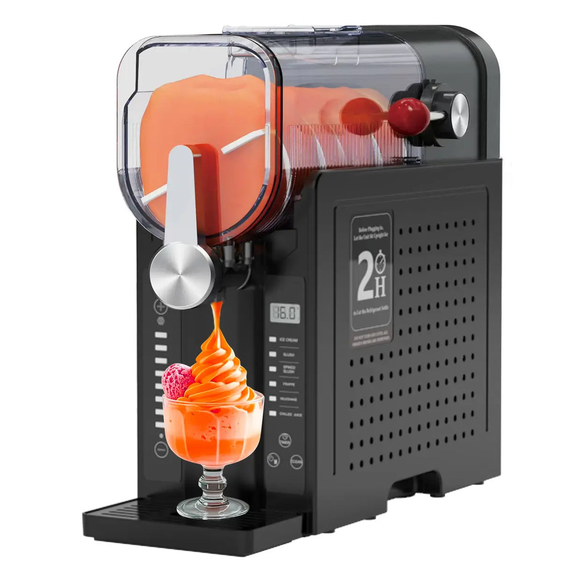 Machine à granités et boissons glacées Cuisync 2408B - 6 programmes