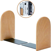 MATTI® - Serre-livre - Porte-livre - Support de livre - Serre-livre - Lot de 2 - Bois de hêtre