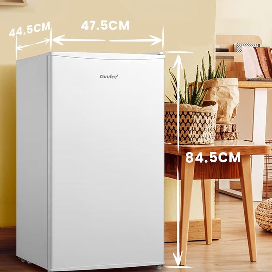 COMFEE RCU60WH2(E) : congélateur vertical de 60 litres, 3 compartiments