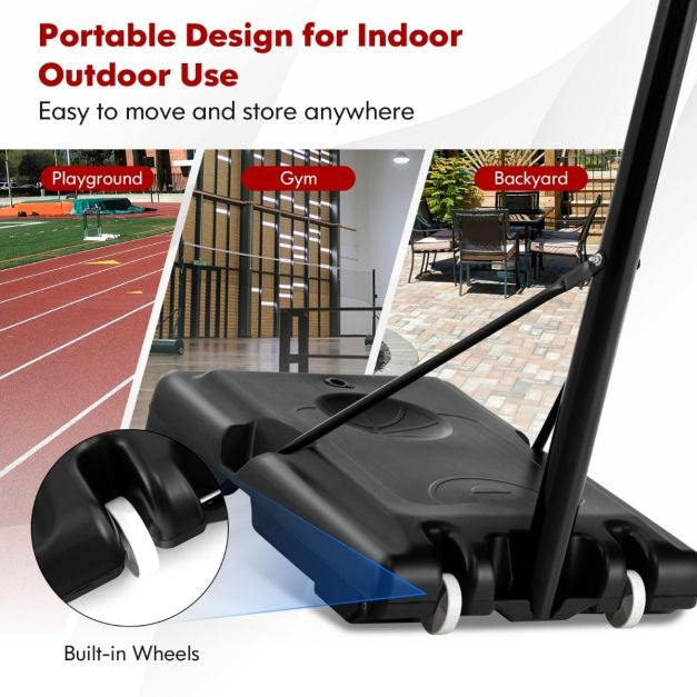 Support de basket Coast - 130 - 305 cm - Hauteur réglable