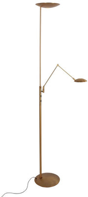 Lampadaire Daphne 2 4602BR - métal bronze, orientable et inclinable, avec LED réglable - Steinhauer