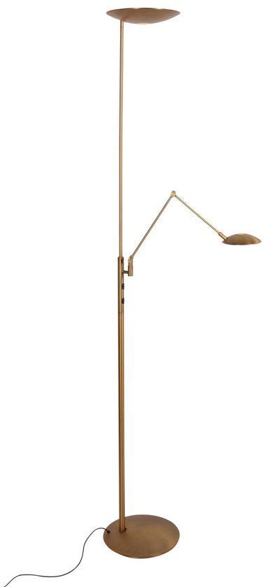 Lampadaire Daphne 2 4602BR - métal bronze, orientable et inclinable, avec LED réglable - Steinhauer