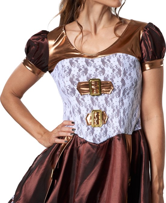 Dressforfun Steampunk lady S - costume fantaisie halloween dress up partywear carnaval costume partywear - 302300