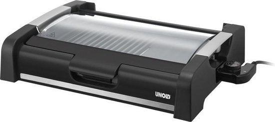 Gril de table électrique Unold pour barbecue, voyant lumineux, noir