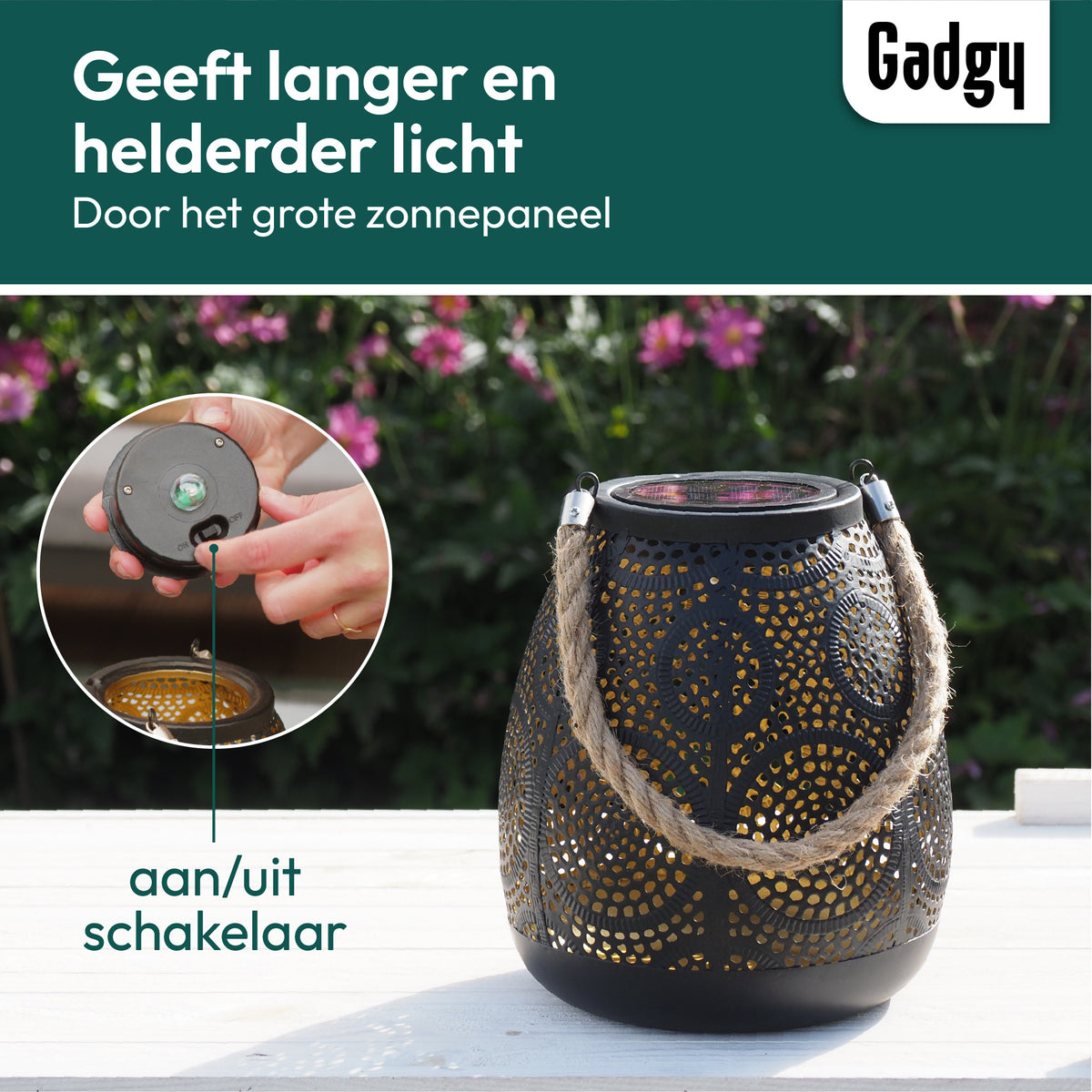 Lampes de jardin solaires - Gadgy