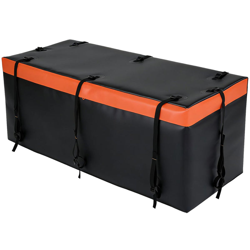 Coffre de toit Coast pour attelage - étanche - 550 litres - orange/noir