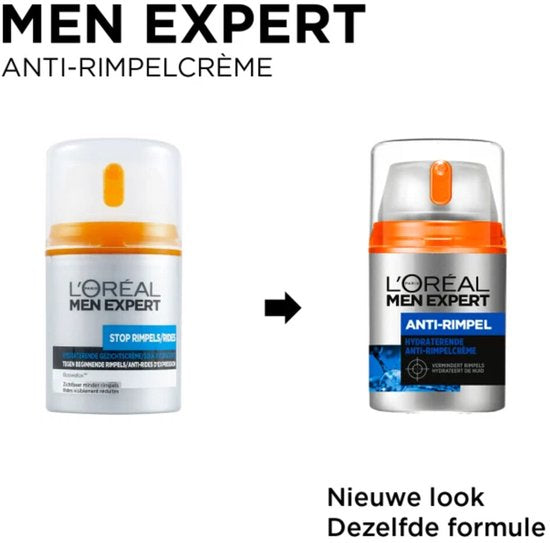 6 crèmes de jour L'Oréal Men Expert Stop Rides, 50 ml