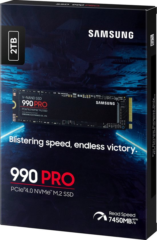 Samsung 990 PRO - SSD interne - PCIe 4.0 - NVMe M.2 - 2 To
