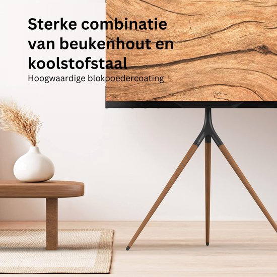 ONKRON - Support TV - Pour écrans de 32 à 65 pouces - Réglable en hauteur - VESA max. 400 x 400 mm