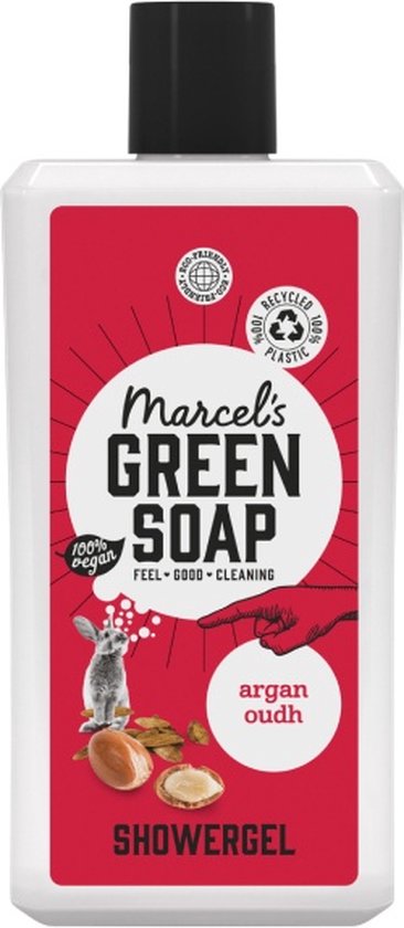 Gel douche Marcel's Green Soap à l'argan et à l'oud, 300 ml