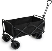 909 Chariot d'extérieur - Pliable - Capacité de charge maximale 80 KG - 100x57x99cm - Noir