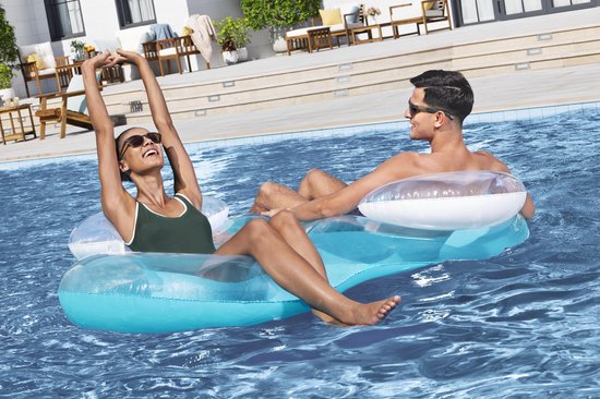 Bouée Bestway Cool Comfort pour 2 personnes - Avec dossier - 171 x 104 x 47 cm