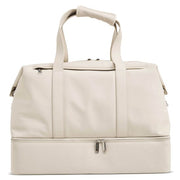 ONYX The Weekender Sac de voyage pour femmes et hommes - Sac de week-end 50 L - Sac de voyage en tant que bagage à main - Blanc ivoire