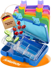 Funkelfuchs Moonlight Lunchbox - 800 ml - Avec compartiments - Bleu