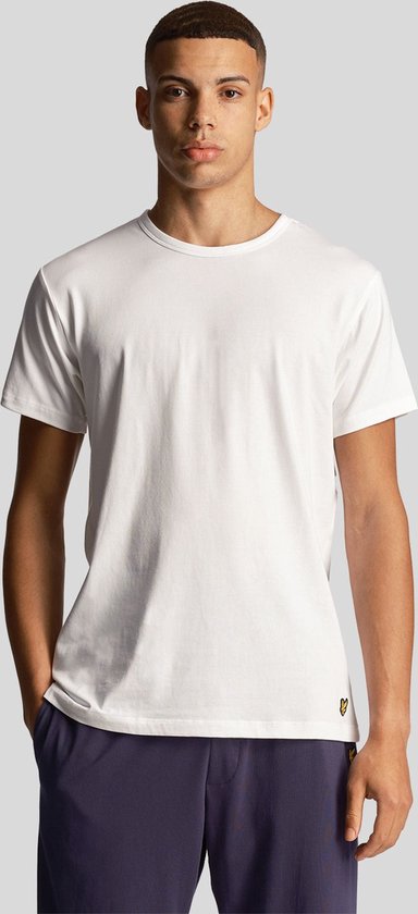 T-shirt d'intérieur Lyle & Scott Basic pour homme (lot de 3) - Taille XXL