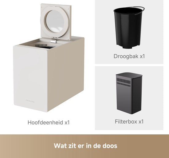 Broyeur de déchets alimentaires Dreame SF25 - 2,5 L - Ultra silencieux (27 dB) - Sans odeur - Autonettoyant - Composteur électrique de cuisine à installer sous l'évier