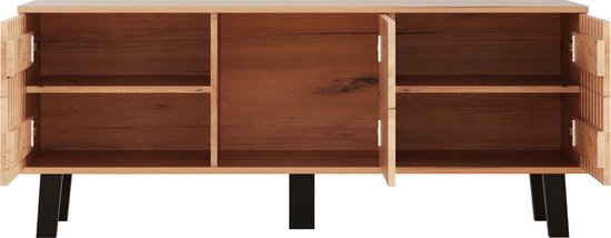 VDD Home - Meuble TV - Meuble TV suspendu - Bois - 130 x 53 x 40 cm - À poser ou à suspendre