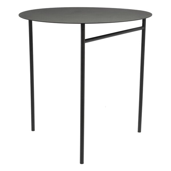 Table d'appoint Zone Denmark Disc – Pliable – Noire – Ø 70 x 72 cm