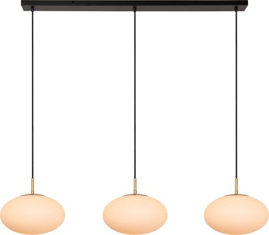 Lucide ELYSEE - Lampe suspendue - 3xE27 - Opale