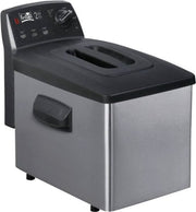 Fritel Turbo SF4350B 4 l, modèle autonome, 2 800 W, friteuse noire, acier inoxydable