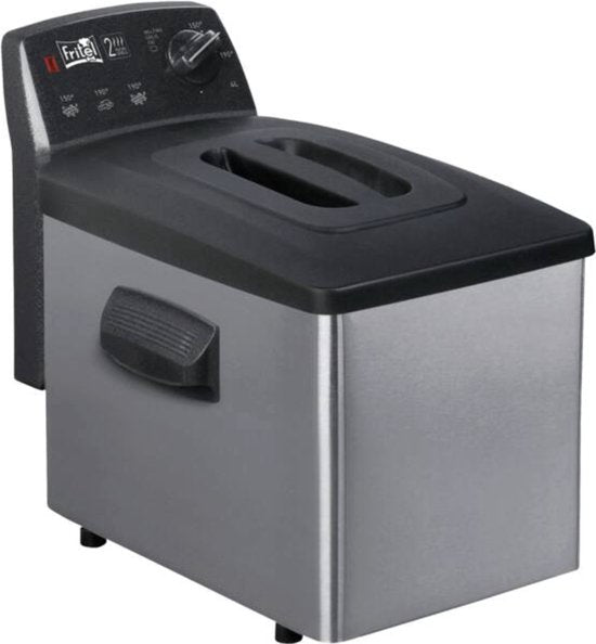Fritel Turbo SF4350B 4 l, modèle autonome, 2 800 W, friteuse noire, acier inoxydable