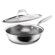 Poêle wok COOKER KING - 26 cm - acier inoxydable à 3 couches - revêtement antiadhésif
