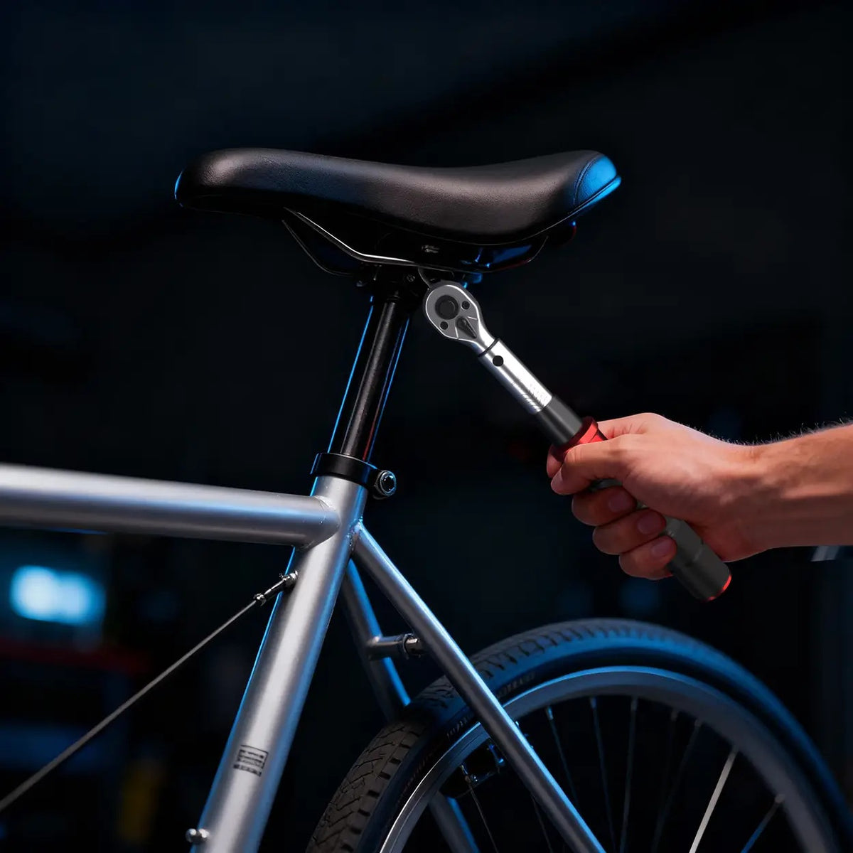 Jeu de clés dynamométriques MoveCrab pour vélos - 15 pièces - 1/4 pouce - 2–20 Nm