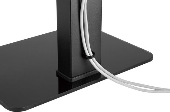 Support TV - trépied TV - modèle de table - pivotant - hauteur réglable de 36 cm à 55 cm