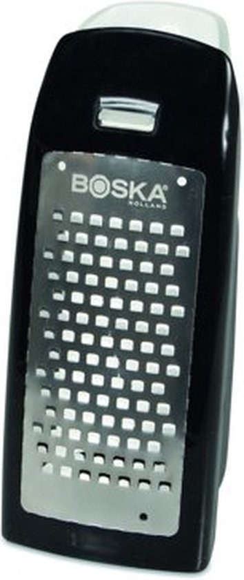 Boska Easy Grater - Râpe de table - Acier inoxydable - Noir - Avec bac de récupération
