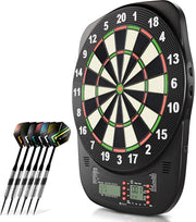 Jeu de fléchettes électronique - écran LCD inclus - port USB-C - 18 fléchettes