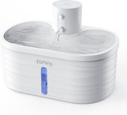 Fontaine à eau sans fil Faroro pour chat - 2,5 L - avec capteur de mouvement - 3 réglages différents - Fontaine à eau pour chat et chien