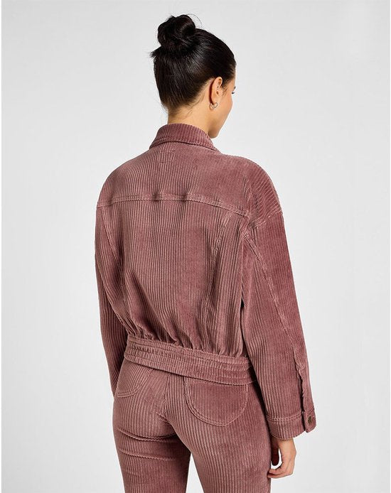 Veste Lee Batwing Rider rose, taille S, femme