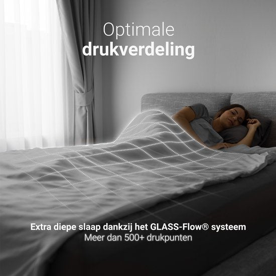 Couverture lestée CozySense® 8 kg - Couverture lestée - Couverture lestée avec répartition de la pression GLASS-Flow® - Couverture lavable incluse - 140x200 cm - Gris