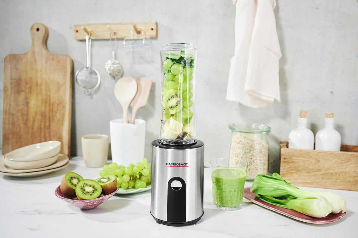 Gastroback 41033 Mixeur à smoothies Design Mix & Go - 0,6 litre - 300 W - acier inoxydable