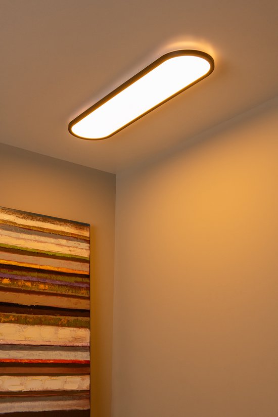 Lucide ELLY - Plafonnier (lampe de plafond) - LED à intensité variable - CCT - 1x36 W 2700 K/4000 K - Opale - Essential